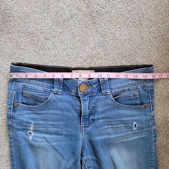 Democracy Ab Technology Ankle Distressed Mid Rise Jeans Size 8 - Picture 5 of 9